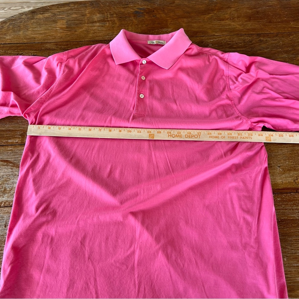 Peter Millar Polo Shirt Pink Cotton XL - Picture 10 of 16